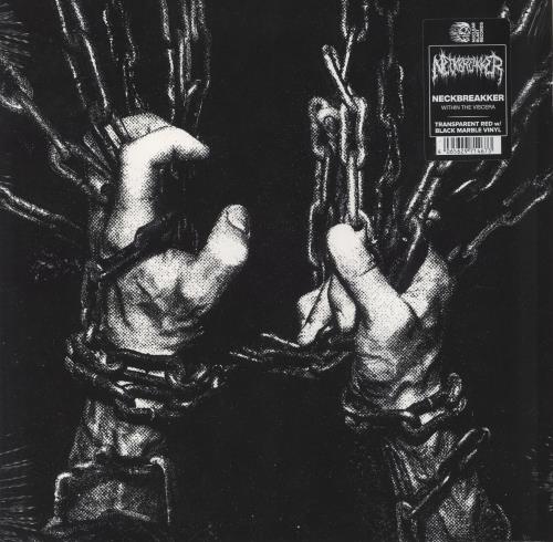 Neckbreakker Within The Viscera - Red With Black Marble Vinyl - Sealed vinyl LP album (LP record) German 8GQLPWI855655