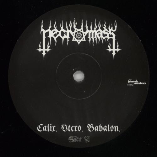 Necromass Calix. Utero. Babalon. vinyl LP album (LP record) German 8VELPCA864006