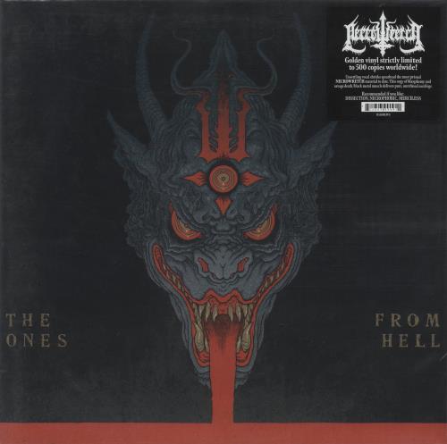 Necrowretch The Ones From Hell - Gold Vinyl vinyl LP album (LP record) French 8EILPTH863999