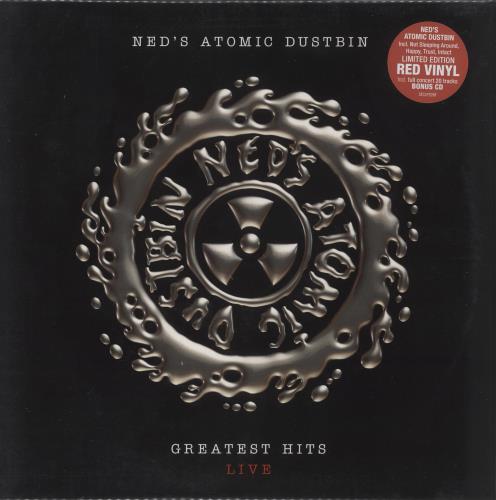 Ned's Atomic Dustbin Greatest Hits Live - Red Vinyl + Bonus CD - Sealed vinyl LP album (LP record) UK NADLPGR880632