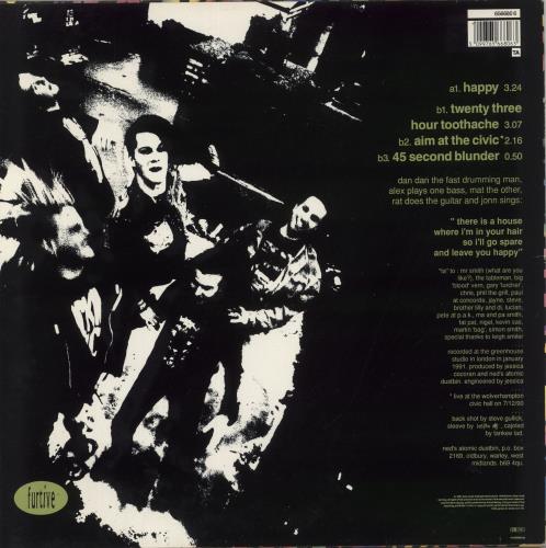 Ned's Atomic Dustbin Happy 12" vinyl single (12 inch record / Maxi-single) UK NAD12HA544276