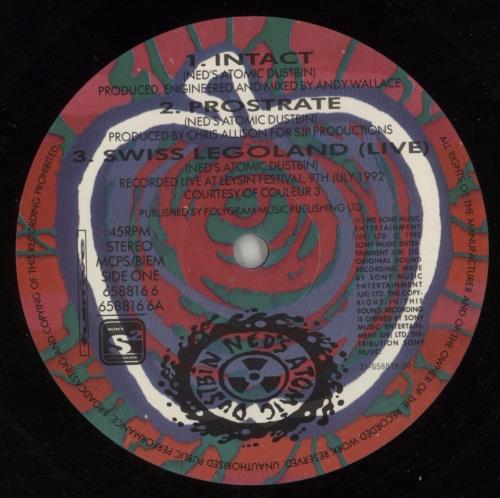 Ned's Atomic Dustbin Intact 12" vinyl single (12 inch record / Maxi-single) UK NAD12IN713071