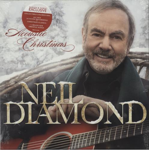 Neil Diamond Acoustic Christmas - Red Vinyl vinyl LP album (LP record) US NDILPAC671571