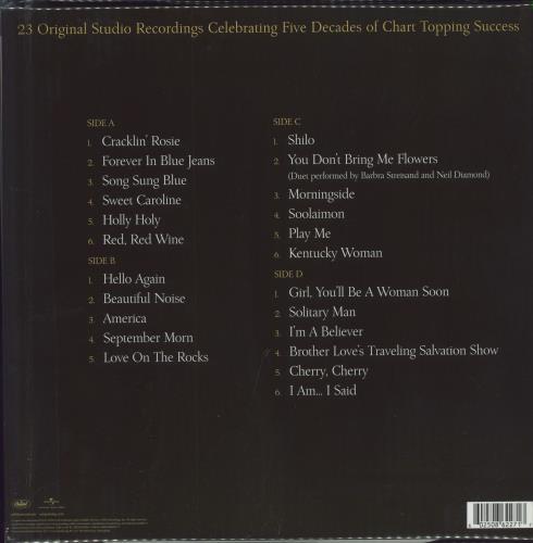 Neil Diamond All-Time Greatest Hits - Sealed 2-LP vinyl record set (Double LP Album) UK NDI2LAL788550