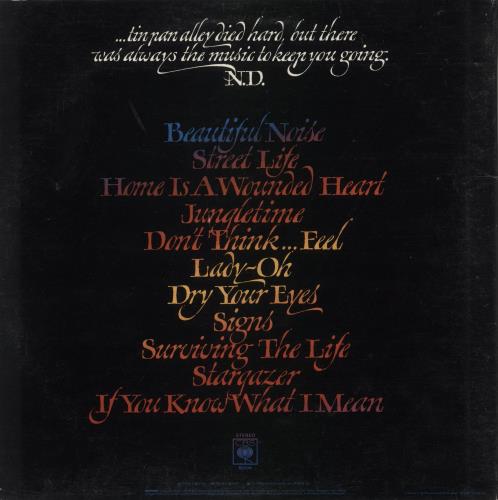 Neil Diamond Beautiful Noise - Stickered Sleeve vinyl LP album (LP record) UK NDILPBE714332