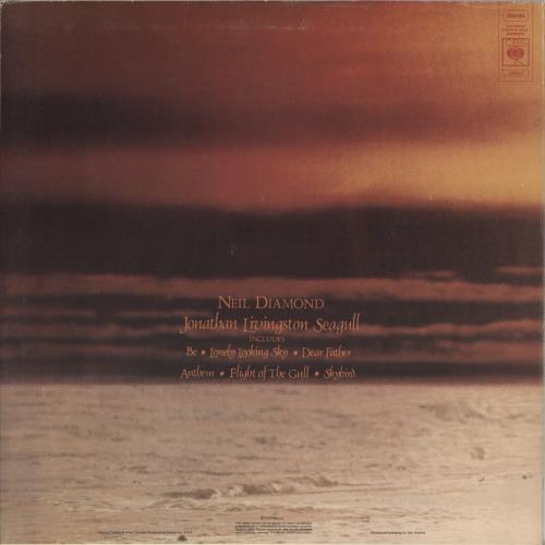 Neil Diamond Jonathan Livingston Seagull vinyl LP album (LP record) UK NDILPJO297487
