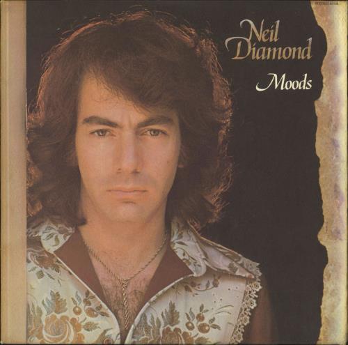 Neil Diamond Moods - Export Sticker vinyl LP album (LP record) US NDILPMO813357
