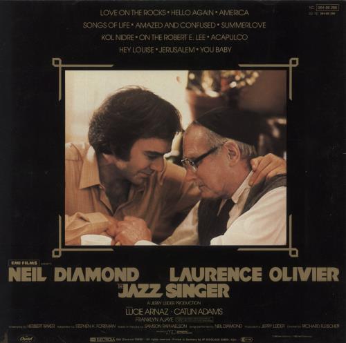 Neil Diamond The Jazz Singer vinyl LP album (LP record) German NDILPTH317198