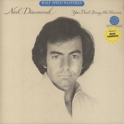 Neil Diamond You Don't Bring Me Flowers - Stickered vinyl LP album (LP record) Dutch NDILPYO859471