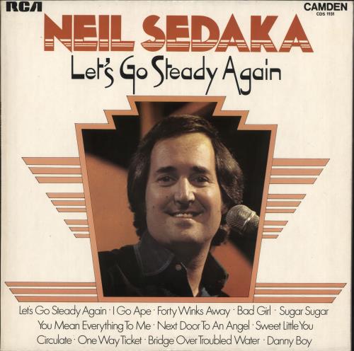 Neil Sedaka Let's Go Steady Again vinyl LP album (LP record) UK NSKLPLE718394