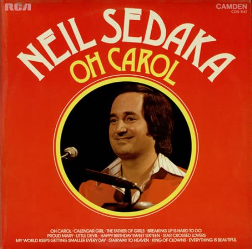 Neil Sedaka Oh Carol vinyl LP album (LP record) UK NSKLPOH386871