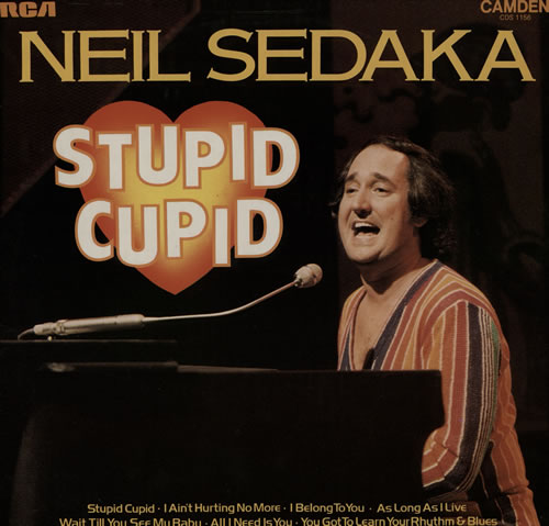 Neil Sedaka Stupid Cupid vinyl LP album (LP record) UK NSKLPST572287