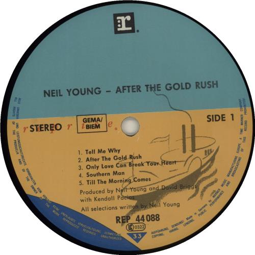 Neil Young After The Gold Rush vinyl LP album (LP record) German YOULPAF615527
