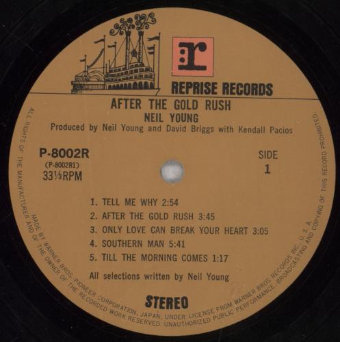 Neil Young After The Gold Rush vinyl LP album (LP record) Japanese YOULPAF847798