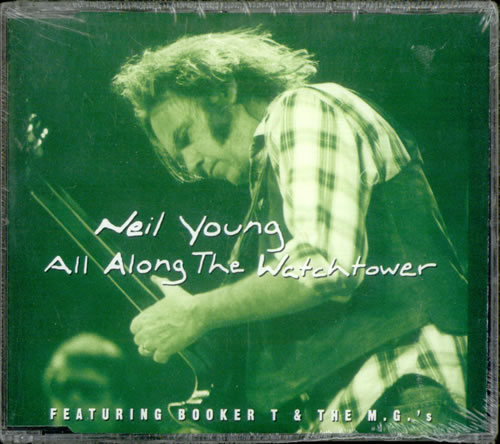 Neil Young All Along The Watchtower CD single (CD5 / 5") Austrian YOUC5AL47948