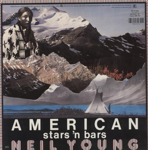 Neil Young American Stars 'N Bars - Barcoded Sleeve vinyl LP album (LP record) German YOULPAM585128