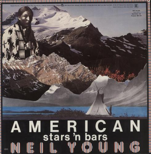 Neil Young American Stars 'N Bars vinyl LP album (LP record) German YOULPAM632545