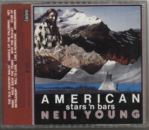 Neil Young American Stars 'N Bars CD album (CDLP) Japanese YOUCDAM706618