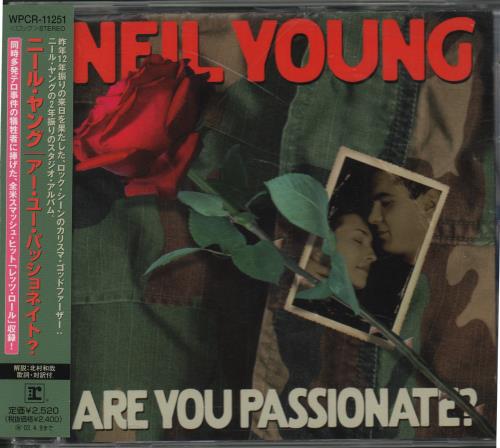 Neil Young Are You Passionate? CD album (CDLP) Japanese YOUCDAR616519