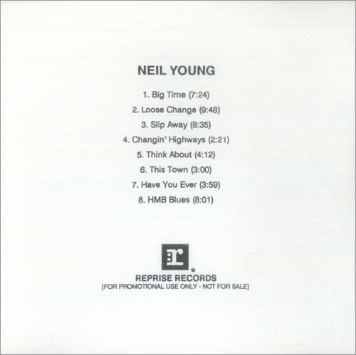 Neil Young Broken Arrow CD-R acetate US YOUCRBR528222