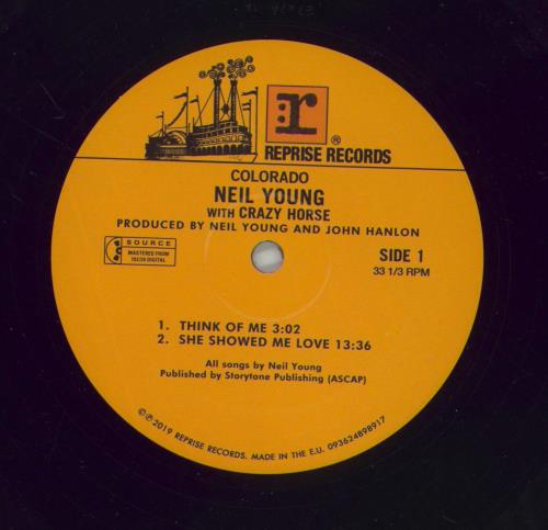 Neil Young Colorado 2-LP vinyl record set (Double LP Album) UK YOU2LCO868552