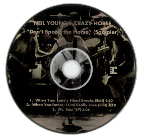 Neil Young Don't Spook The Horse Sampler CD single (CD5 / 5") US YOUC5DO93060
