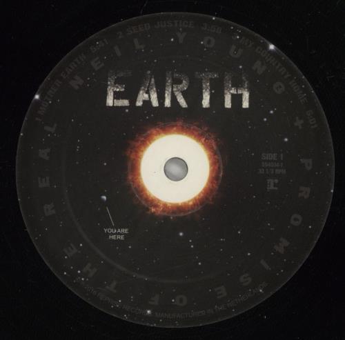 Neil Young Earth 3-LP vinyl record set (Triple LP Album) UK YOU3LEA887006