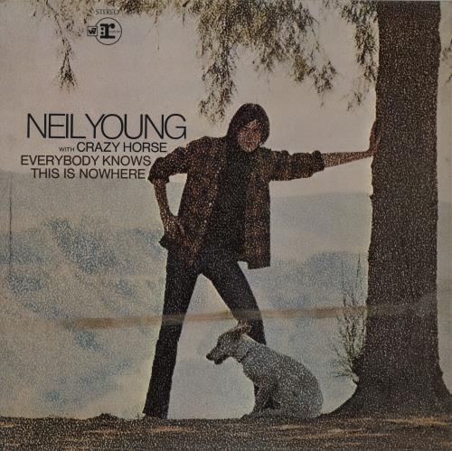 Neil Young Everybody Knows This Is Nowhere - 1st - VG vinyl LP album (LP record) UK YOULPEV760131