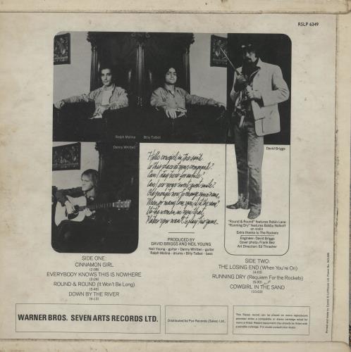 Neil Young Everybody Knows This Is Nowhere - 1st - VG vinyl LP album (LP record) UK YOULPEV760131