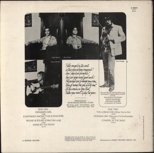 Neil Young Everybody Knows This Is Nowhere - 4th vinyl LP album (LP record) UK YOULPEV828650