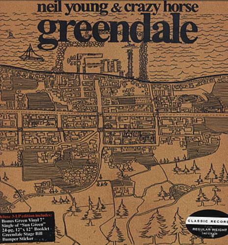 Neil Young Greendale 3-LP vinyl record set (Triple LP Album) US YOU3LGR322170