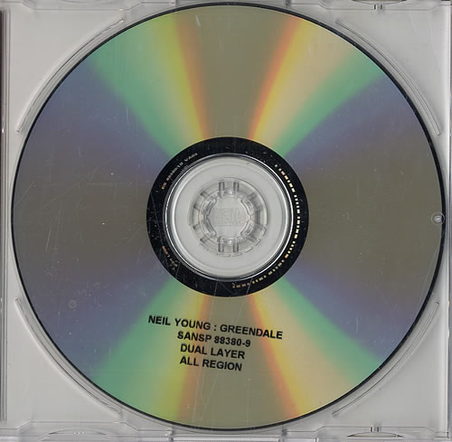 Neil Young Greendale DVD-Audio disc US YOUADGR447371
