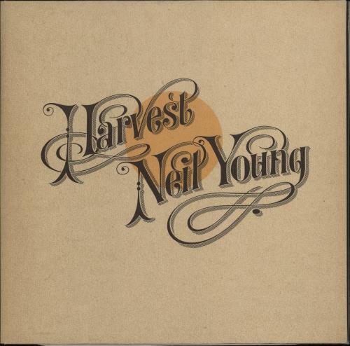 Neil Young Harvest + Insert + Inner vinyl LP album (LP record) German YOULPHA773415