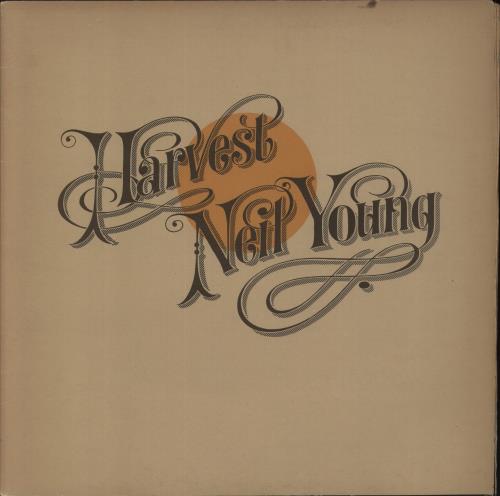 Neil Young Harvest - 1st + Insert - VG vinyl LP album (LP record) UK YOULPHA858205