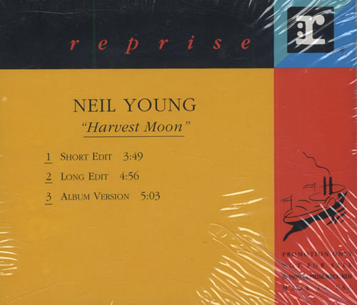 Neil Young Harvest Moon CD single (CD5 / 5") US YOUC5HA30036