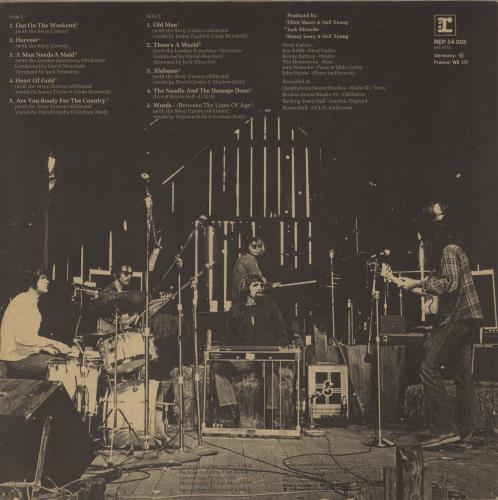 Neil Young Harvest vinyl LP album (LP record) German YOULPHA876039