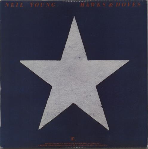 Neil Young Hawks & Doves vinyl LP album (LP record) Spanish YOULPHA673712