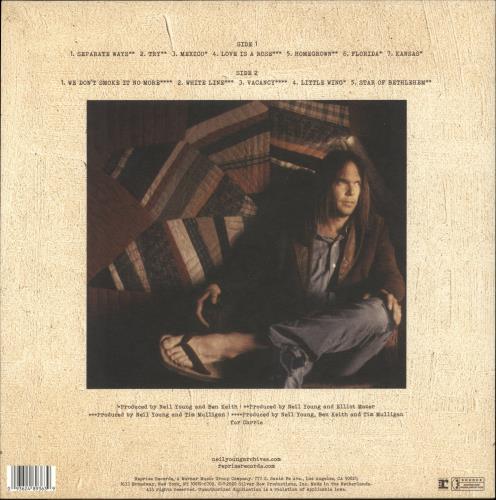 Neil Young Homegrown vinyl LP album (LP record) UK YOULPHO867052