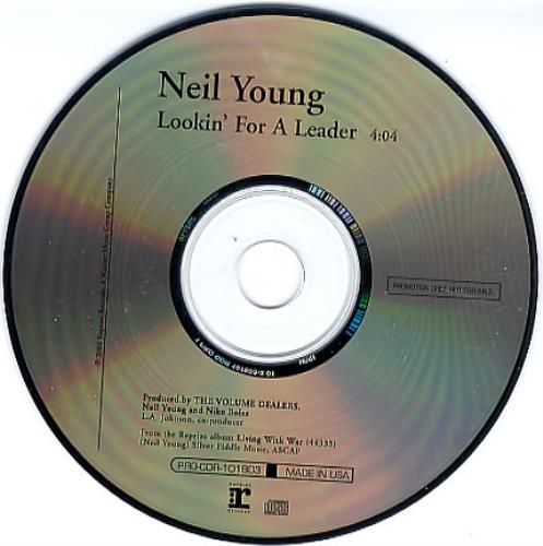 Neil Young Lookin' For A Leader CD single (CD5 / 5") US YOUC5LO364957