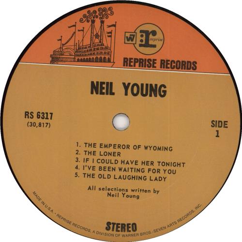 Neil Young Neil Young - 1st vinyl LP album (LP record) US YOULPNE728098