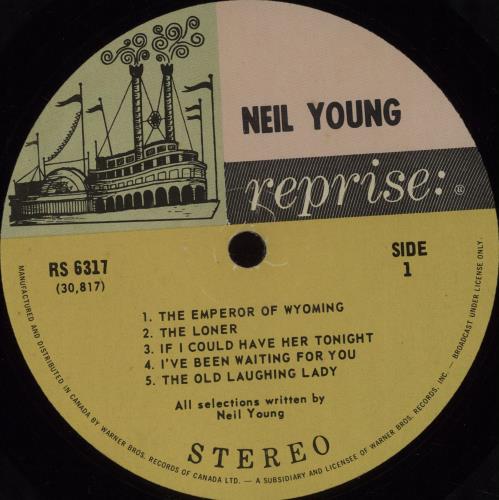 Neil Young Neil Young vinyl LP album (LP record) Canadian YOULPNE679736