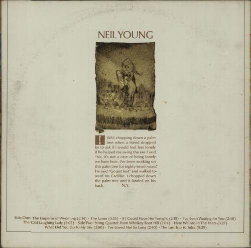 Neil Young Neil Young vinyl LP album (LP record) Canadian YOULPNE679736