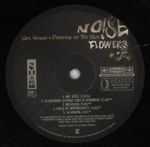 Neil Young Noise And Flowers 2-LP vinyl record set (Double LP Album) UK YOU2LNO867053