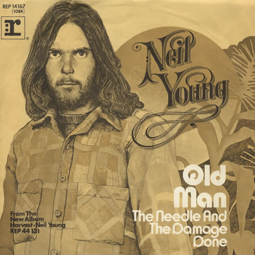 Neil Young Old Man 7" vinyl single (7 inch record / 45) German YOU07OL126318