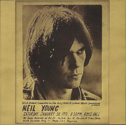 Neil Young Royce Hall 1971 vinyl LP album (LP record) UK YOULPRO867046