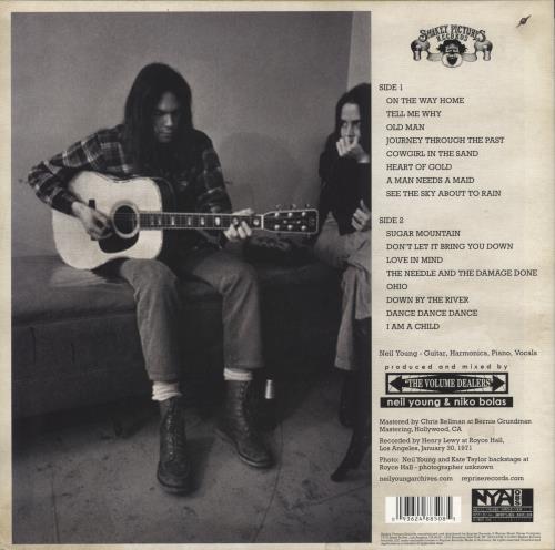 Neil Young Royce Hall 1971 vinyl LP album (LP record) UK YOULPRO867046
