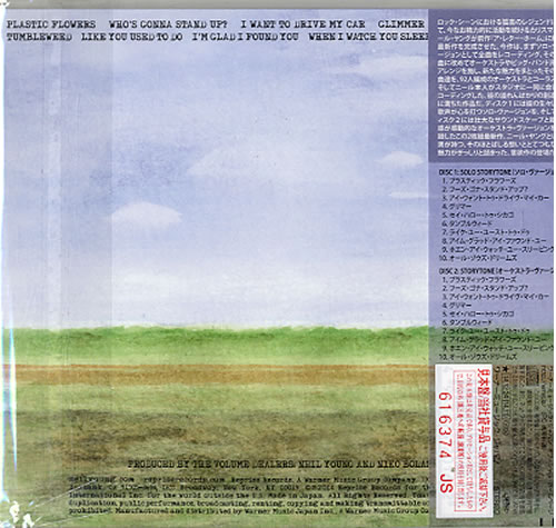 Neil Young Storytone + Obi 2 CD album set (Double CD) Japanese YOU2CST623246