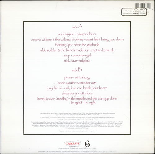 Neil Young The Bridge - A Tribute To Neil Young vinyl LP album (LP record) US YOULPTH525490