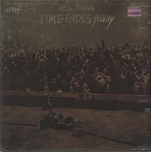 Neil Young Time Fades Away - 1st - shrink vinyl LP album (LP record) US YOULPTI622927
