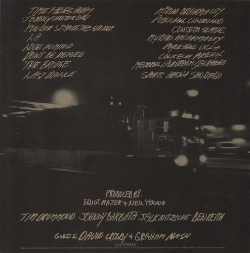 Neil Young Time Fades Away - 2nd + Poster vinyl LP album (LP record) UK YOULPTI660363